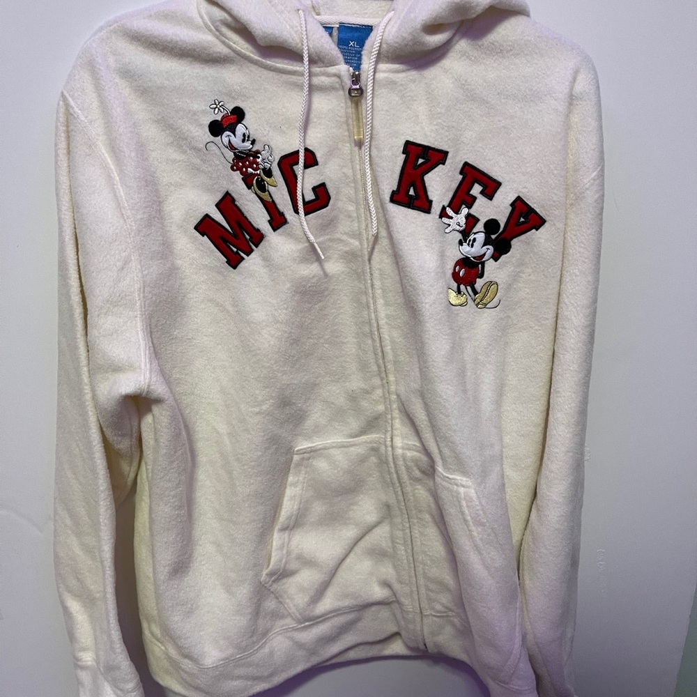 Vintage Disney Mickey Zip Up Hoodie
